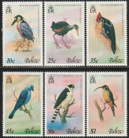 THEMATIC FAUNA:  BIRDS OF BELIZE  (3rd Series)  BOAT-BILLED HERON, LINEATEDWOODPECKER, LAUGHING FALCON  ETC    -  BELIZE - Sonstige & Ohne Zuordnung