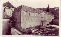 (39). Poligny. Jura. Ed Karrer Dole. Ecole Professionnelle De Jeunes Filles Photo écrite Convoyeur 1939 - Poligny