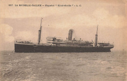 ELISABETHVILLE à La Rochelle Pallice * élisabethville * Bateau Commerce Paquebot * Belgium Belgique Cie Maritime Congo - Steamers
