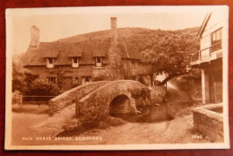 Carte Photo ;  Pack Horse Bridge , Allerford - Other & Unclassified