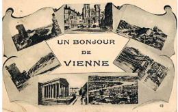 38 VIENNE Carte Postale Multivues (7 Vues) "Un Bonjour De Vienne" (178) - Vienne