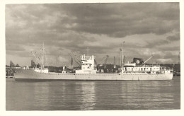 MONASTIR Monastir * Carte Photo * Bateau Commerce Paquebot Cargo * Tunisie - Commerce