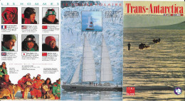 (Divers). Depliant. Antarctique. Trans Antarctica. Jean Louis Etienne - Pubblicitari