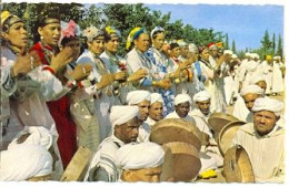 Postal Marruecos. Danza Tribu Glaoua. 7-afri11 - Andere & Zonder Classificatie