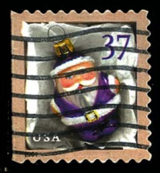Etats-Unis / United States (Scott No.3887 - Noël / 2004 / Christmas) (o)  P3 Left - Carnet / ATM / Booklet - Used Stamps