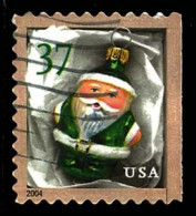 Etats-Unis / United States (Scott No.3888 - Noël / 2004 / Christmas) (o)  P3 Right - Carnet / ATM / Booklet - Used Stamps