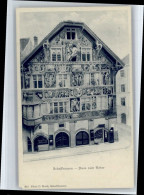 10696485 Schaffhausen SH Schaffhausen Haus Zum Ritter * Schaffhausen - Autres & Non Classés