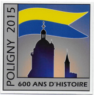 (Divers). Document Historique. Poligny (Jura) Programme 600 Anniversaire St Hippolyte & Jacobins & Autocollant - Historische Documenten