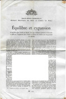 (Divers). Document Historique. Bulletin Mensuel D'information Comte De Paris N° 127 20 Janvier 1960 - Documenti Storici