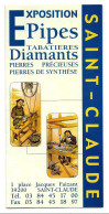 (Divers). Document Historique. Saint Claude Expo Pipes Et Diamants Dépliant - Documentos Históricos