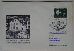 Berlin - Enveloppe Premier Jour Diffusée Sur Le Thème De Clara Zetkin (1957) - Usados