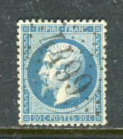 Superbe N° 22 - Cachet GC 4499 ( Le-Lac-Ou-Villers - Doubs ) - 1862 Napoleone III