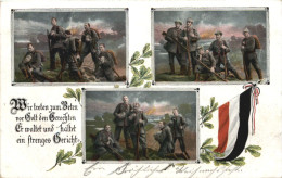 WW1 - Wir Treten Zum Beten - Feldpost - Patriotiques