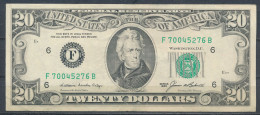 °°° USA 20 DOLLARS 1985 F °°° - Biljetten Van De  Federal Reserve (1928-...)