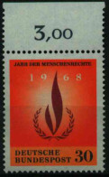 BRD 1968 Nr 575 Postfrisch ORA X0FDB86 - Unused Stamps