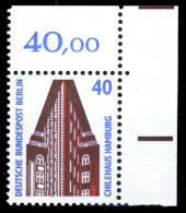BERLIN DS SEHENSW Nr 816 Postfrisch ECKE-ORE X1435A6 - Unused Stamps