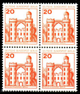 BERLIN DS BURGEN U. SCHLÖSSER Nr 533 Postfrisch VIERERB X1AED56 - Unused Stamps