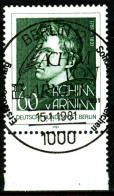 BERLIN 1981 Nr 637 ZENTR-ESST URA X1E357E - Used Stamps