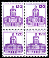 BERLIN DS BURGEN U. SCHLÖSSER Nr 675 Postfrisch VIERERB X213242 - Unused Stamps