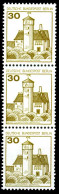 BERLIN DS BURGEN U. SCHLÖSSER Nr 534AI R Postfrisch 3ER X21335E - Unused Stamps