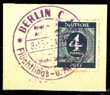 ALL. BES. GEM.-AUSG. Nr 914a Zentrisch Gestempelt Briefstück X2499FA - Otros & Sin Clasificación