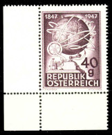 ÖSTERREICH 1947 Nr 837 Postfrisch ECKE-ULI X36BB7E - Nuevos