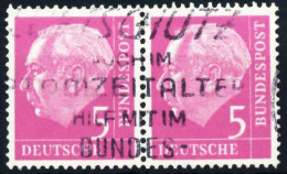BRD DS HEUSS 1 Nr 179x Gestempelt WAAGR PAAR X3F2B92 - Used Stamps