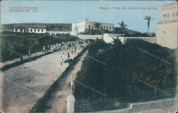 Ae730 Cartolina Cpa Ex Colonie Somalia Esposizione 1911 Merca Viale Che Conduce - Sonstige & Ohne Zuordnung