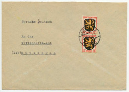 FRANZ. ZONE ALLG. AUSG. Nr 6 BRIEF MEF X5BC2F6 - Amtliche Ausgaben