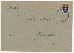 FRANZ. ZONE ALLG. AUSG. Nr 9 BRIEF EF X5BC33E - Algemene Uitgaven