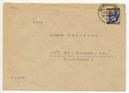 FRANZ. ZONE ALLG. AUSG. Nr 9 BRIEF EF X5BC3C2 - Amtliche Ausgaben