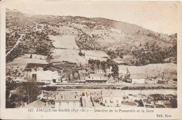 AMÉLIE Les BAINS - Quartier De La Passerelle Et La Gare - Amélie-les-Bains-Palalda