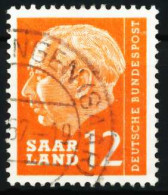 SAAR OPD 1957 Nr 387 Gestempelt X5F69E6 - Usati