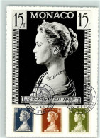 13185511 - Monaco Und Briefmarken AK - Briefmarken (Abbildungen)