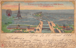 Exposition Universelle 1900 Paris Vue Générale    Tour Eiffel - Exposiciones