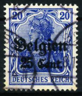 BES 1WK LP BELGIEN Nr 18a Gestempelt X629CCE - Besetzungen 1914-18