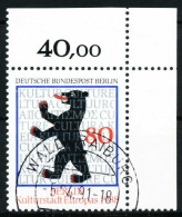 BERLIN 1988 Nr 800 Zentrisch Gestempelt ECKE-ORE X62A1FA - Used Stamps