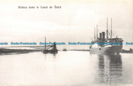 R110988 Bateau Dans Le Canal De Suez - Welt