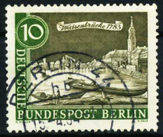 BERLIN 1962 Nr 219 Zentrisch Gestempelt X636D7A - Oblitérés