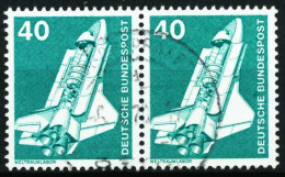 BRD DS INDUSTRIE U. TECHNIK Nr 850 Gestempelt WAAGR PAAR X6681EE - Used Stamps