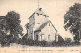 52-CHAMPIGNY LES LANGRES-N°367-E/0277 - Autres & Non Classés