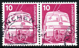 BRD DS INDUSTRIE U. TECHNIK Nr 847 Gestempelt WAAGR PAAR X66C236 - Used Stamps