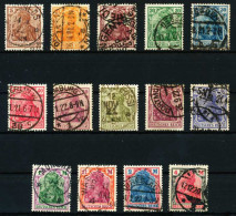 D-REICH INFLA Nr 140-153 Gestempelt Zentrisch X6874D6 - Used Stamps