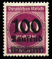 D-REICH INFLA Nr 289a Postfrisch X6B4266 - Neufs