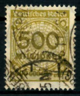 D-REICH INFLA Nr 324A Gestempelt X6B695E - Used Stamps