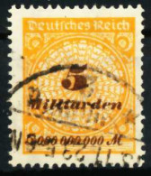 D-REICH INFLA Nr 327A Gestempelt X6B697A - Used Stamps