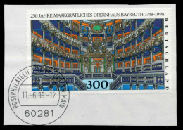 BRD 1998 Nr 1983 Gestempelt Briefstück Zentrisch X6C9082 - Gebraucht