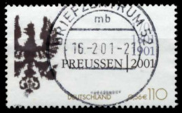BRD 2001 Nr 2162 Zentrisch Gestempelt X6D92F2 - Used Stamps