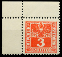 ÖSTERREICH PORTOMARKEN 1945 Nr 177 Postfrisch ECKE-OLI X6ED172 - Segnatasse