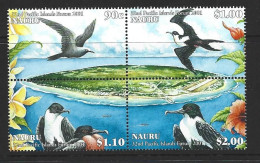 Nauru 2001 Pacific Forum / Island Fauna  Setenant Block Of 4 MNH - Nauru
